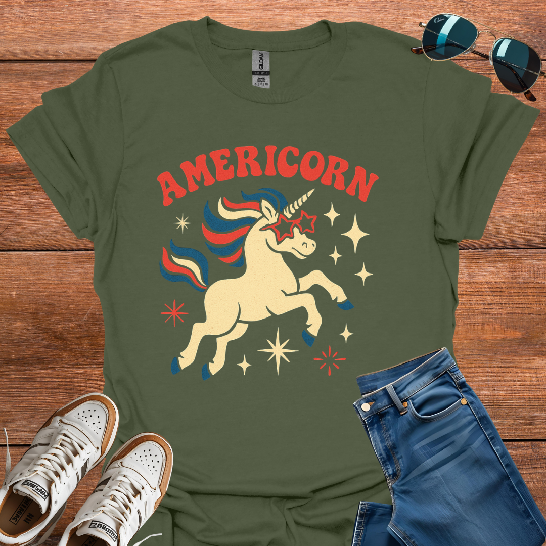 Americorn Retro T-Shirt