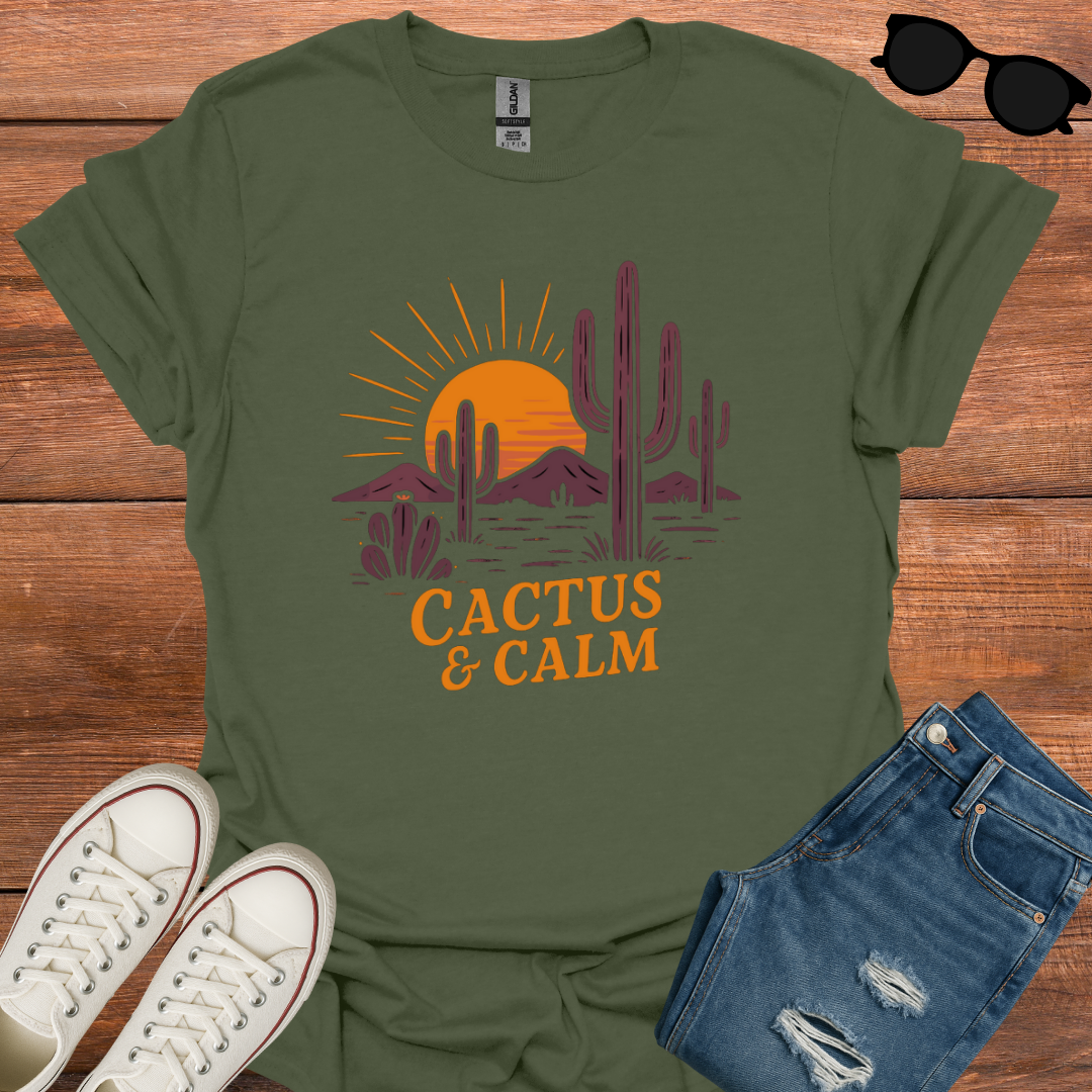 Cactus And Calm T-Shirt