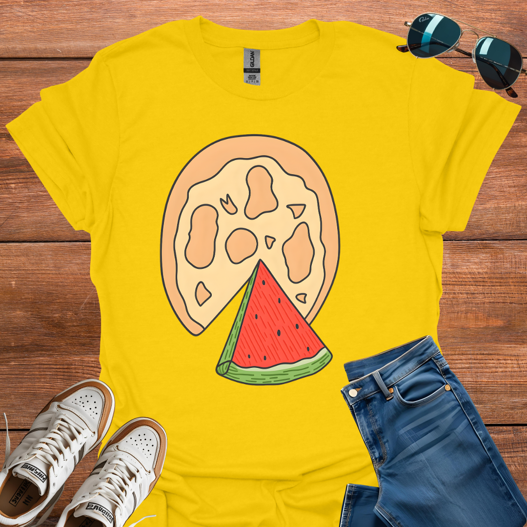 Pizza And Watermelon T-Shirt