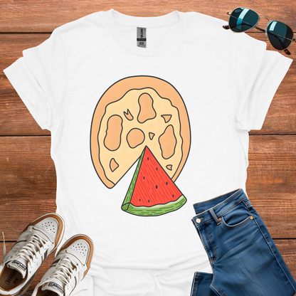 Pizza And Watermelon T-Shirt