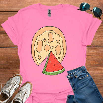 Pizza And Watermelon T-Shirt