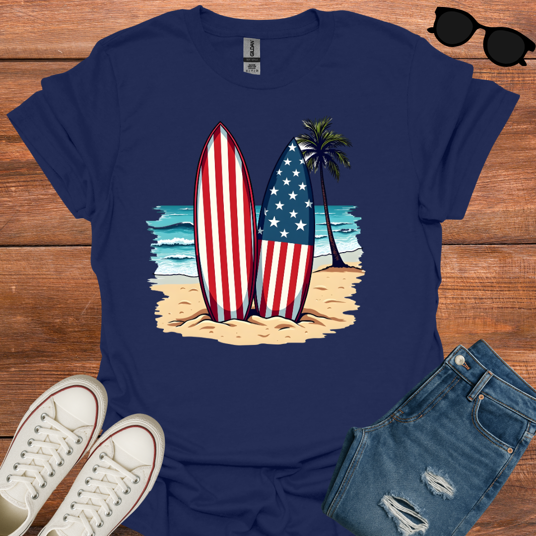 Beach Patriotism T-Shirt