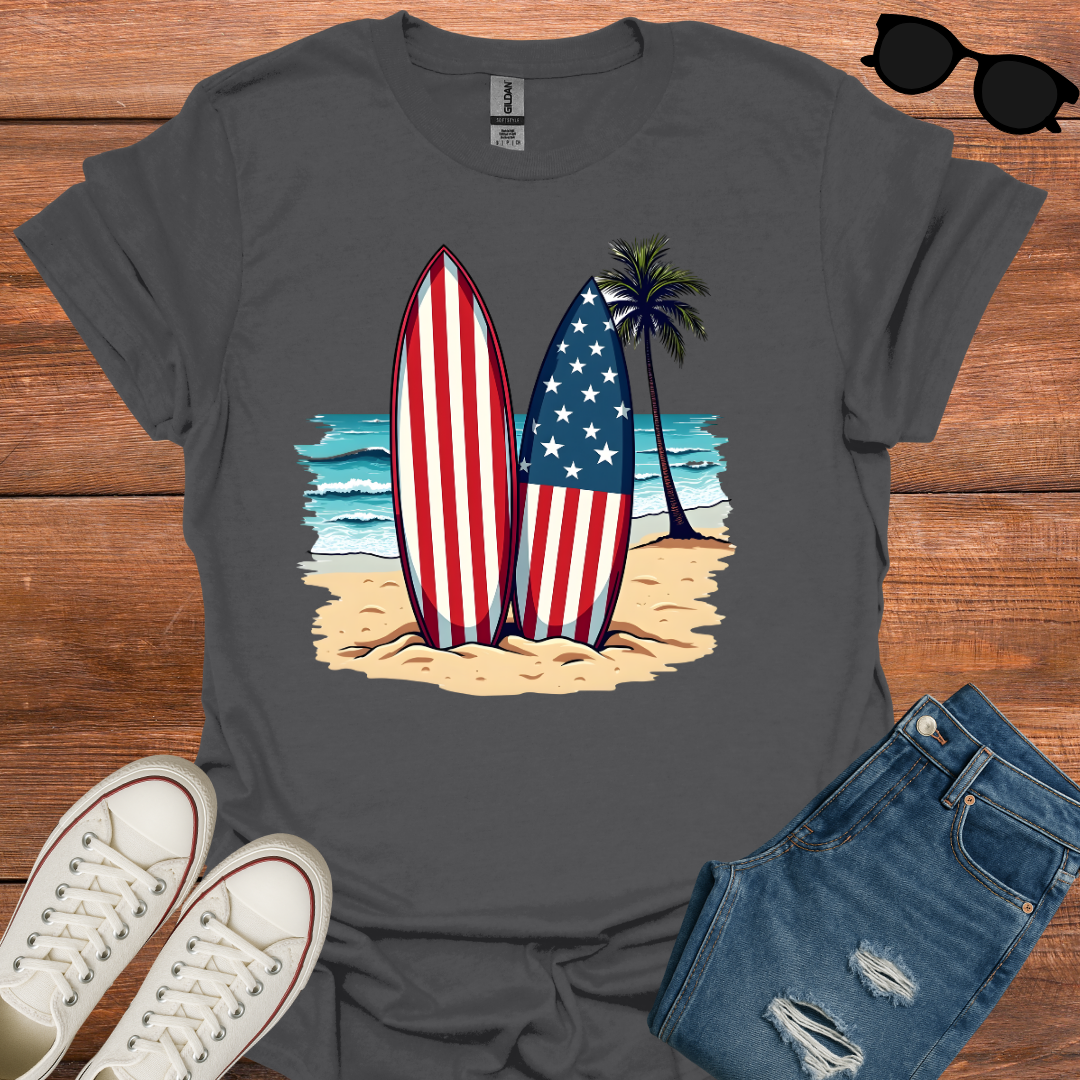 Beach Patriotism T-Shirt