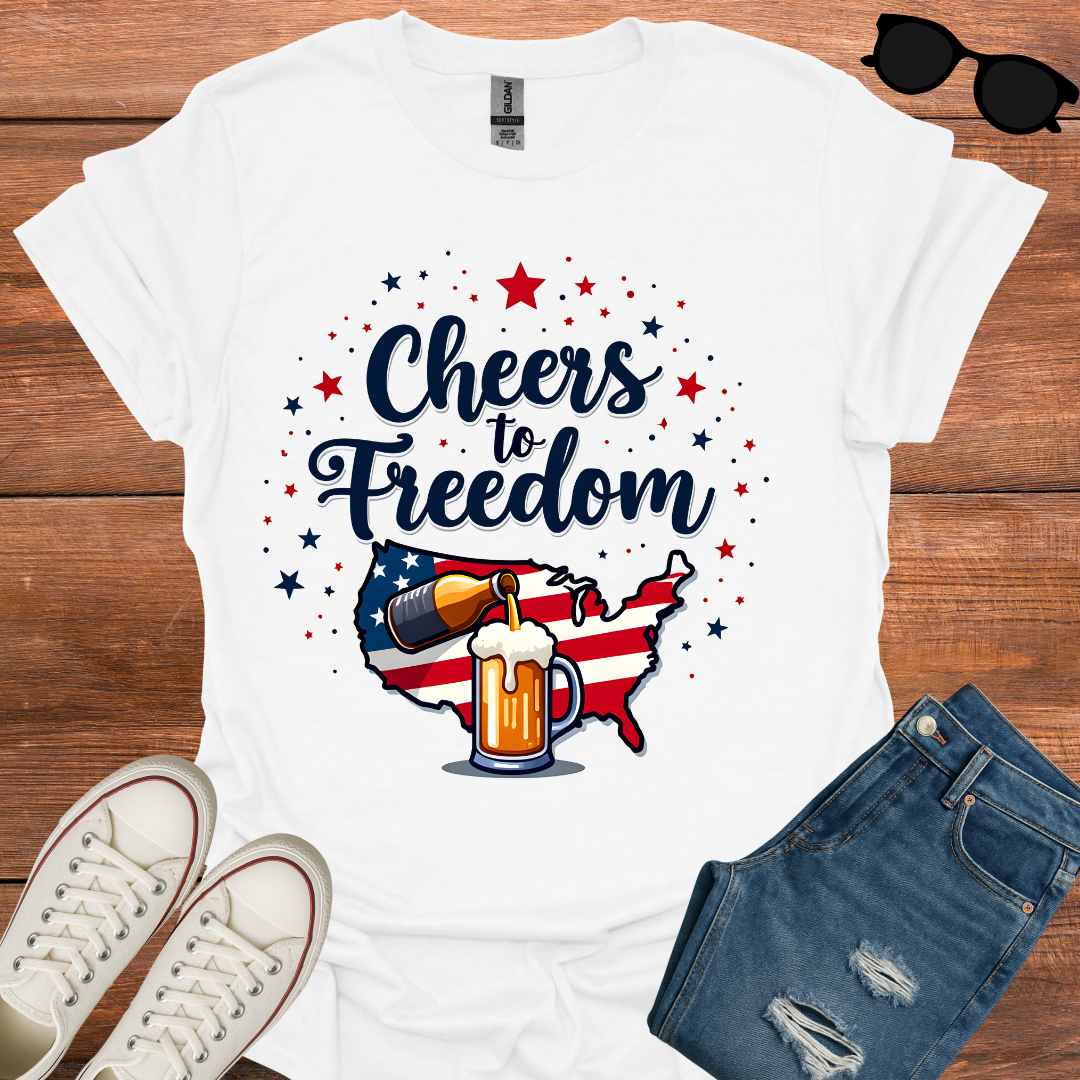 Cheers To Freedom T-Shirt
