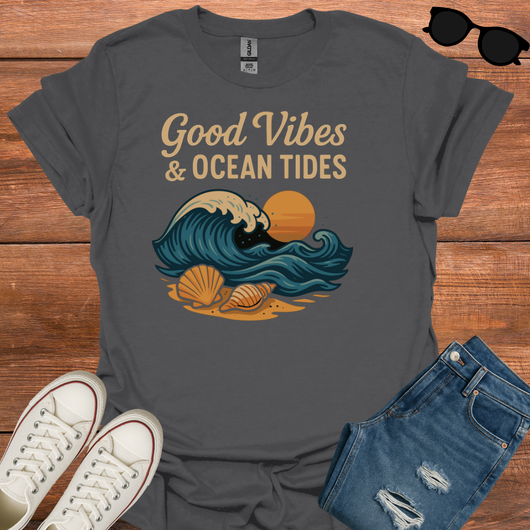 Good Vibes And Ocean Tides T-Shirt