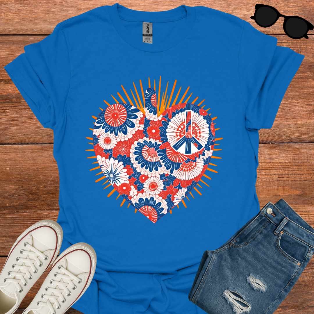 Patriotic Heart T-Shirt