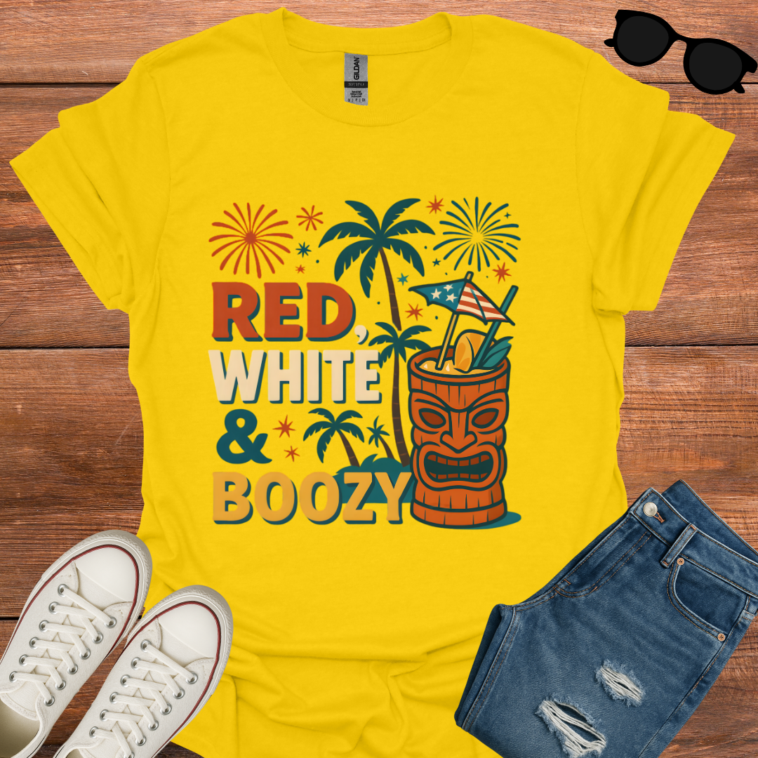 Red, White And Boozy T-Shirt