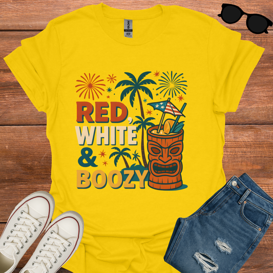 Red, White And Boozy T-Shirt