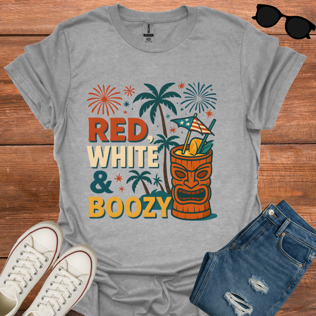 Red, White And Boozy T-Shirt