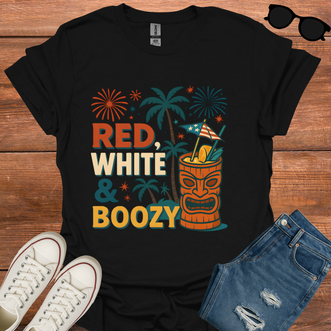Red, White And Boozy T-Shirt