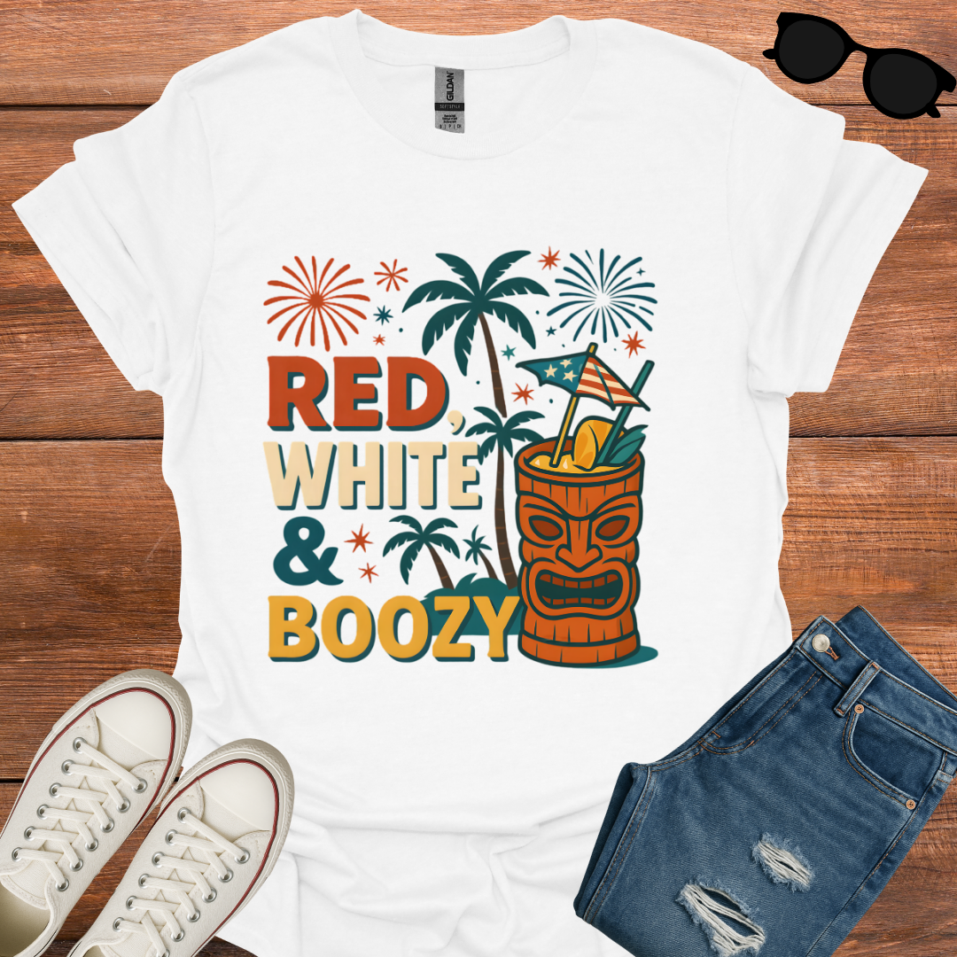 Red, White And Boozy T-Shirt