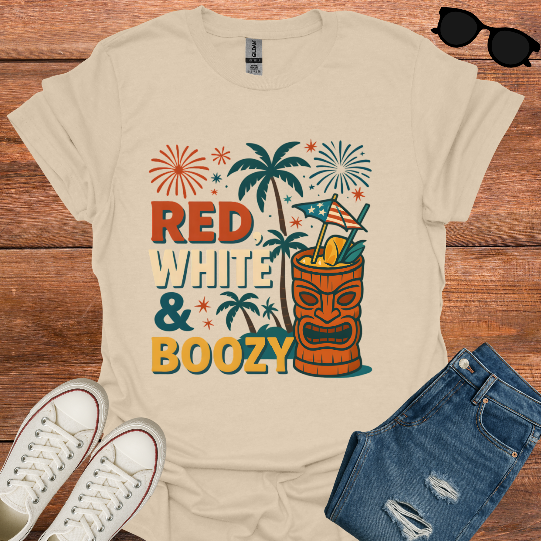 Red, White And Boozy T-Shirt