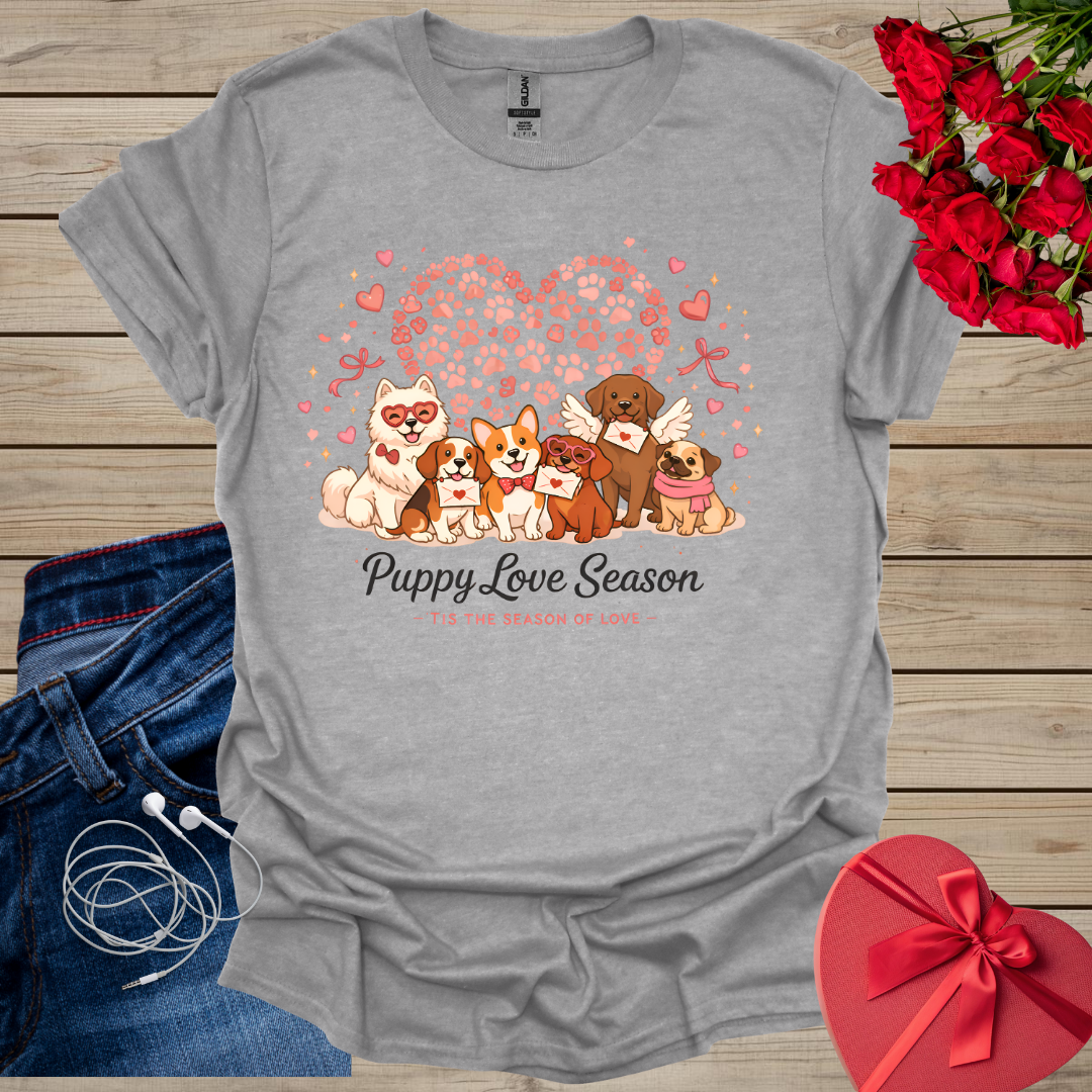 Puppy Love Season T-Shirt
