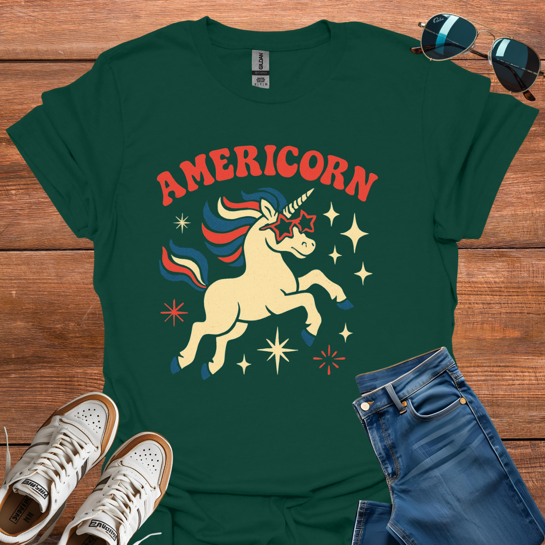 Americorn Retro T-Shirt