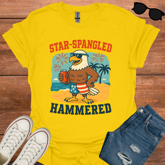 Star-Spangled Hammered T-Shirt