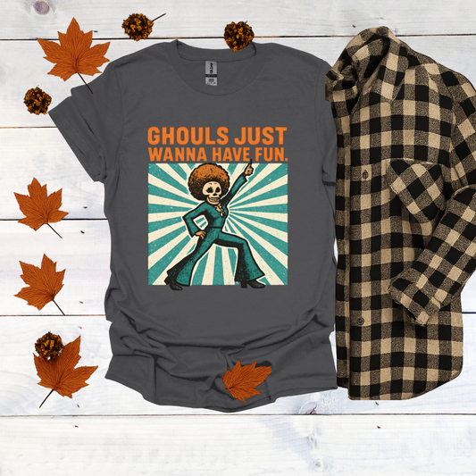 Disco Sugar Skull Ghost T-Shirt